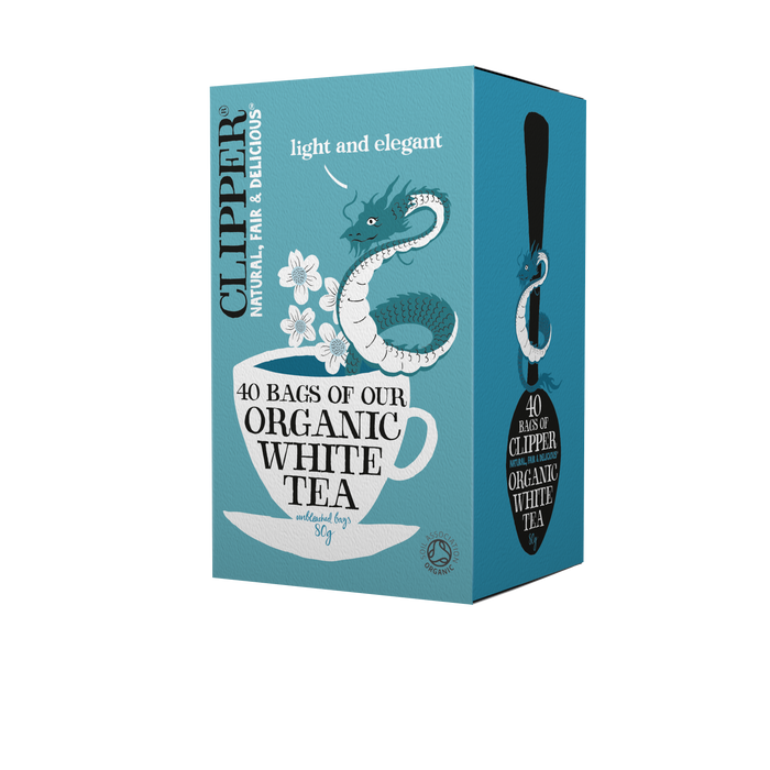 Clipper Organic White Tea 40 Bags x 6