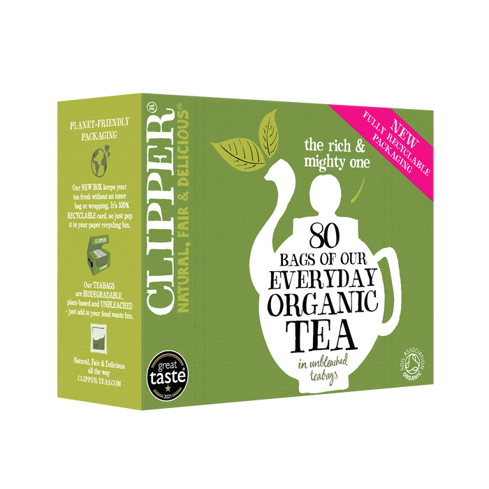 Clipper Organic Everyday Tea 80 Bags x 4