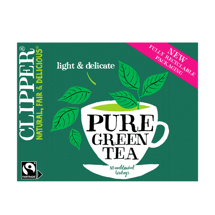 Clipper Organic Green Tea 80 Taschen x 4