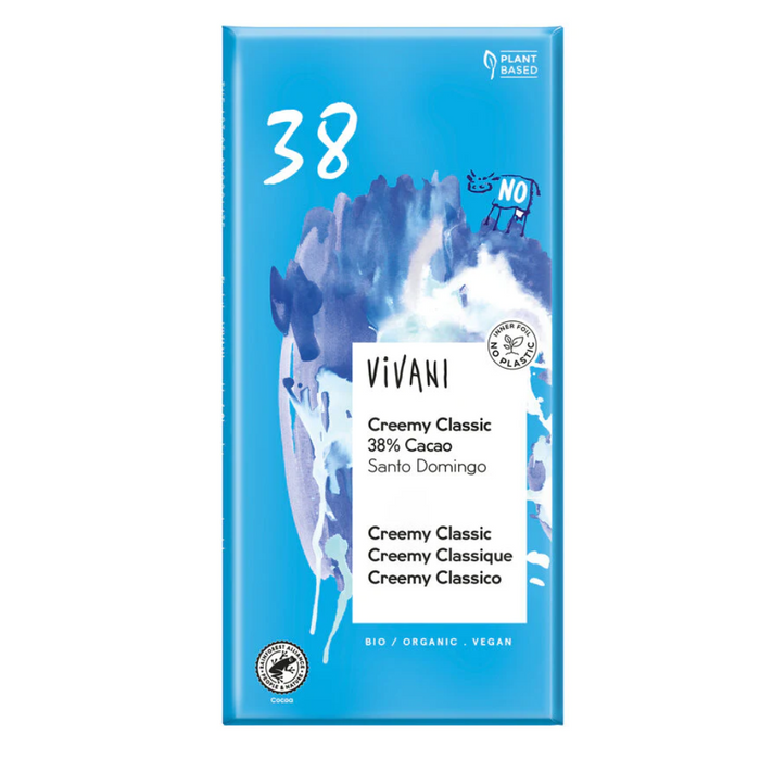 Vivani Creemy Classic 38% Kakao Riegel 10 x 80g