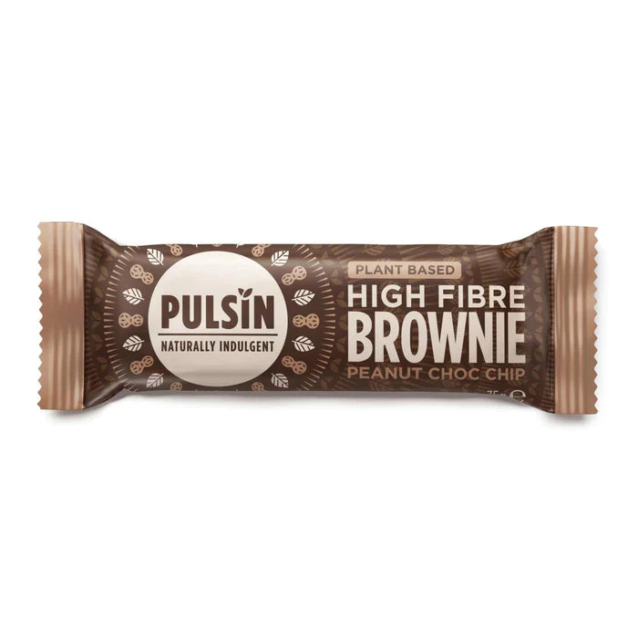 Pulsin Peanut Choc Chip Brownie 18 x 35g