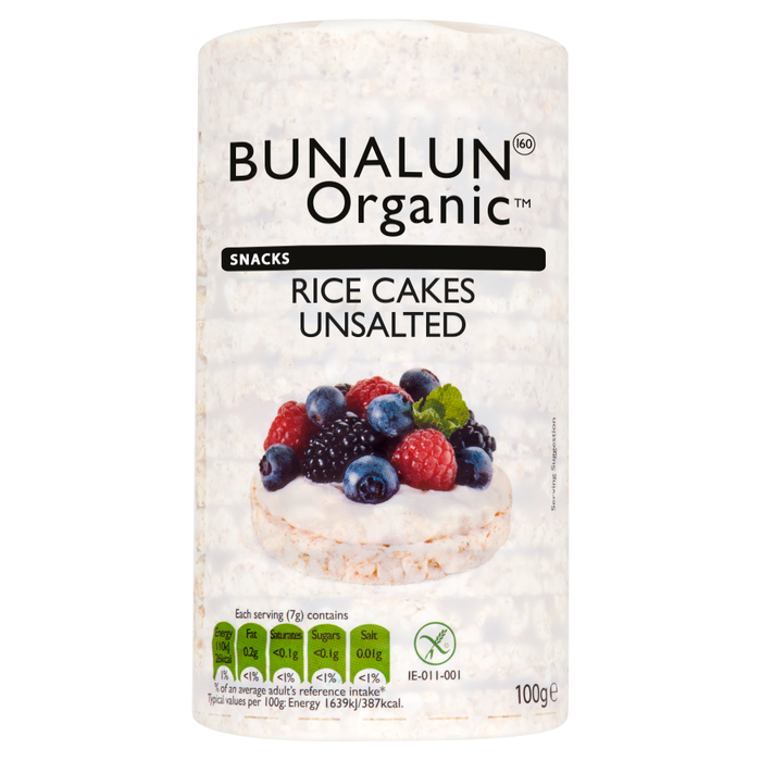 Bunalun Unsalted Rice Cakes 12 x 100g