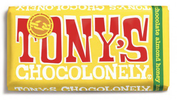 Tony's Chocolonely Milchschokoladen-Nougat-Riegel 15 x 180g