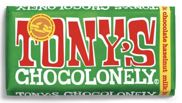 Tony's Chocolonely Milk Chocolate Haselnussbar 35 x 50g