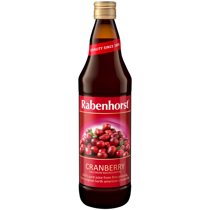 Rabenhorst Cranberry -Saft 6 x 750 ml