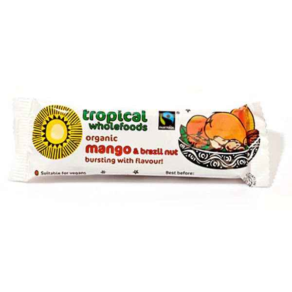 Barres Tropical Wholefoods Mangue Brésil 18 x 40 g