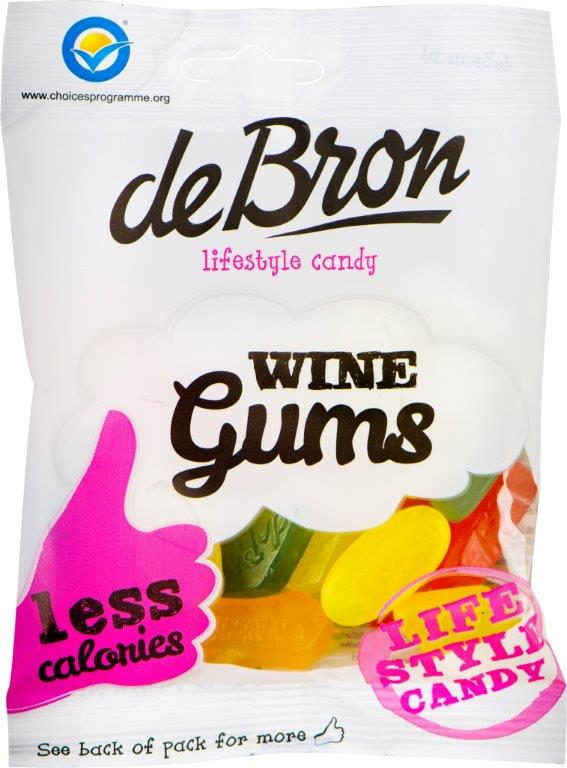 De bron sugalfree wine igum 12 x 100g