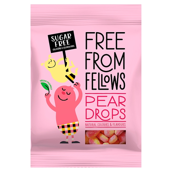 Free From Fellows Sugarfree Pear Drops 10 x 70g