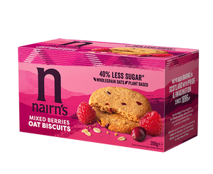 Nairns gemischte Beeren Haferkekuiten 10 x 200 g