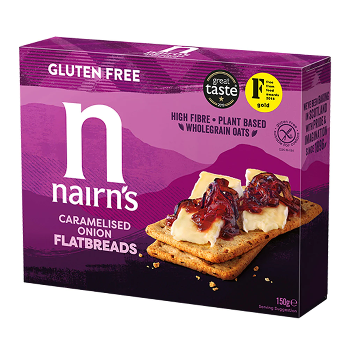 Nairn's Flatbreads Caramelised Onion 6 x 150g