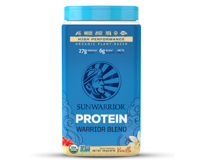 Mélange de protéines Sunwarrior à la vanille 750 g