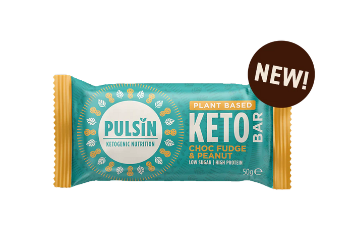 Pulsin Choc Fudge &amp; Erdnuss Keto Riegel 18 x 50g