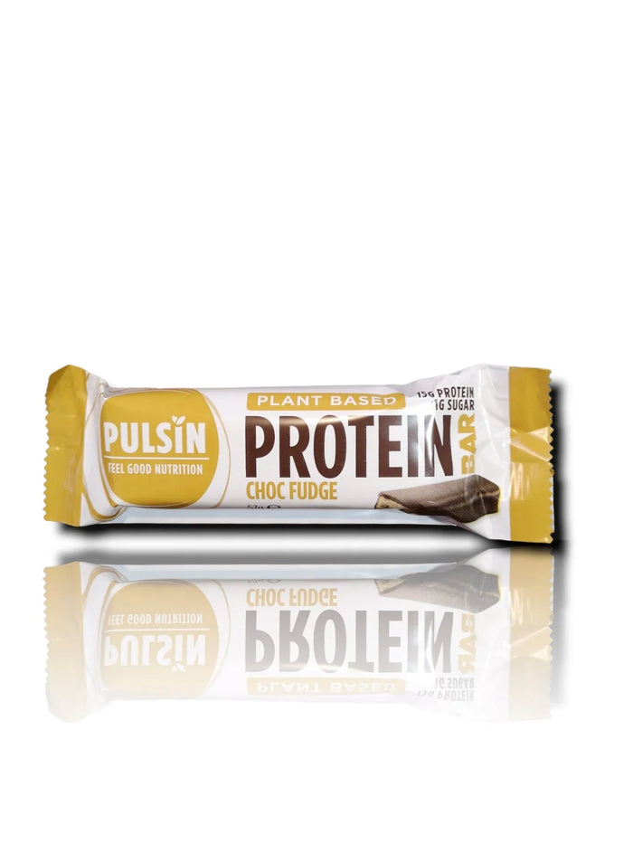 Pulsin Choc Fudge Proteinriegel 12 x 57g