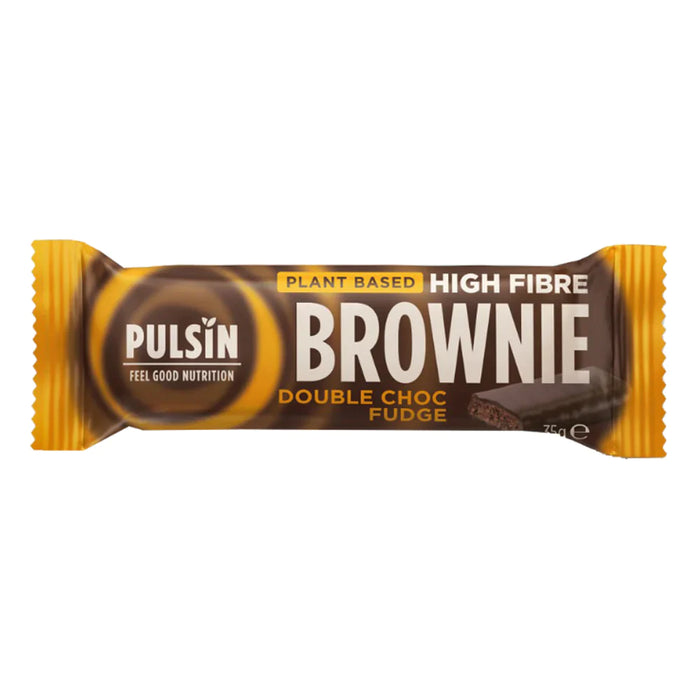 Pulsin Double Choc Fudge Brownie 18 x 35 g