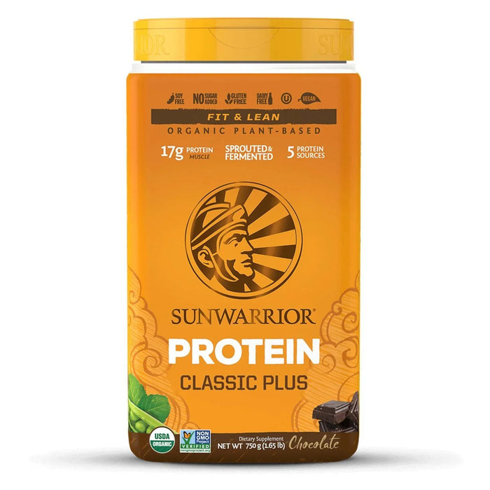 Sunwarrior Classic Plus Schokoladenproteinpulver 750g